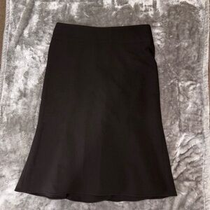 Armani Collezioni Classic Black Midi Skirt